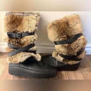 Rudsak Mongolian fur boots